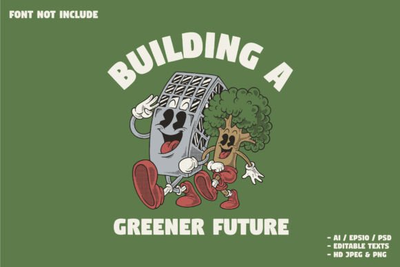 Building and Tree Walking Hand in Hand: A Unique Logo Concept to Elevate Your Brand Identity